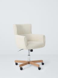 John Lewis Snug Swivel Offfice Chair, Natural