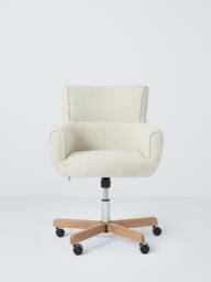 John Lewis Snug Swivel Offfice Chair, Natural - thumbnail 3
