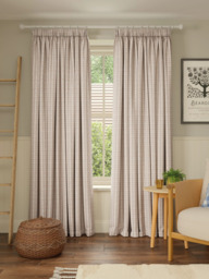 John Lewis Elvi Linen Blend Pair Lined Multiway (Slot Top, Hidden Tab, Pencil Pleat) Curtains - thumbnail 2