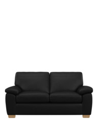 John Lewis Camden Medium 2 Seater Leather Sofa Bed, Light Leg - thumbnail 5