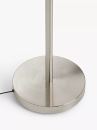 John Lewis Torchiere LED Smart Switch Floor Lamp, Nickel - thumbnail 4