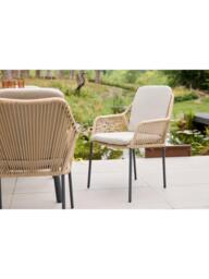 LG Outdoor Malibu 6-Seater Rectangular Garden Dining Table & Chairs Set - thumbnail 4