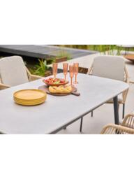 LG Outdoor Malibu 6-Seater Rectangular Garden Dining Table & Chairs Set - thumbnail 6