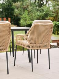 LG Outdoor Malibu 6-Seater Rectangular Garden Dining Table & Chairs Set - thumbnail 3