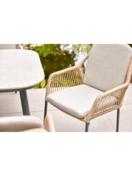 LG Outdoor Malibu 6-Seater Rectangular Garden Dining Table & Chairs Set - thumbnail 5