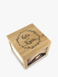 Treat Republic Personalised Oak Photo Keepsake Box - thumbnail 1
