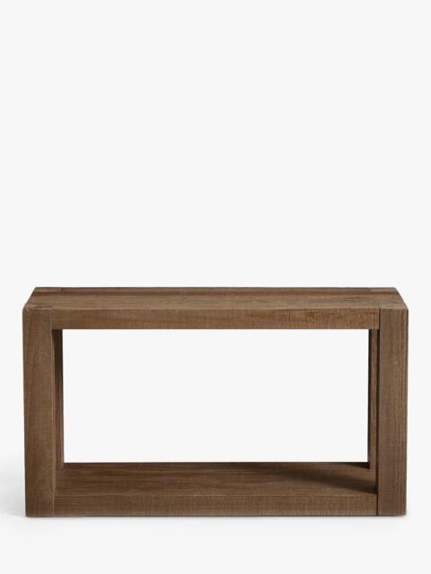 Pottery Barn Rockport Console Table, Cocoa Brown - image 1