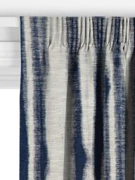 John Lewis Ombre Ikat Made to Measure Curtains or Roman Blind, Indigo - thumbnail 3