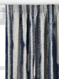 John Lewis Ombre Ikat Made to Measure Curtains or Roman Blind, Indigo - thumbnail 2