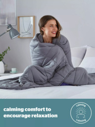 Silentnight Restore Cooling Weighted Blanket, 6.8kg, Grey - thumbnail 6