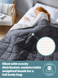 Silentnight Restore Cooling Weighted Blanket, 6.8kg, Grey - thumbnail 5