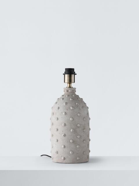 John Lewis Dearne Table Lamp Base, Light Grey - image 1