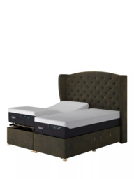 TEMPUR® Suffolk Adjustable Disc Continental 4 Drawer Divan Base, King Size - thumbnail 5