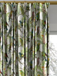 Designers Guild Parrot and Palm Made to Measure Curtains or Roman Blind, Azure - thumbnail 6