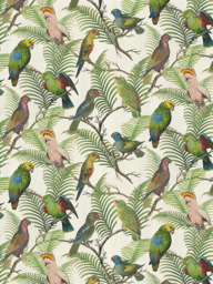 Designers Guild Parrot and Palm Made to Measure Curtains or Roman Blind, Azure - thumbnail 1