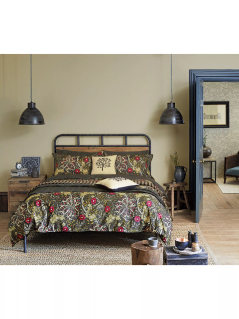 Morris & Co. Seaweed Cotton Duvet Cover Set - image 1