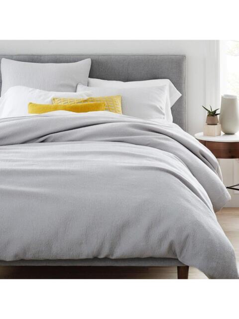 west elm Cotton Blend Matelasse Textured Bedding containing TENCEL™ Lyocell - image 1