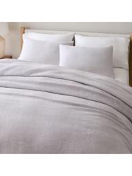 west elm Cotton Blend Matelasse Textured Bedding containing TENCEL™ Lyocell - thumbnail 2