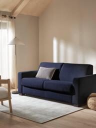 John Lewis Slumber Large 3 Seater Sofa Bed, Dark Leg - thumbnail 2