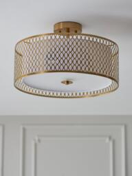 Bay Lighting Josette Semi Flush Ceiling Light - thumbnail 3