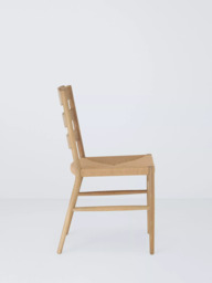John Lewis Reed Dining Chair, White Grain Oak - thumbnail 5