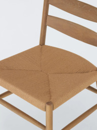 John Lewis Reed Dining Chair, White Grain Oak - thumbnail 6