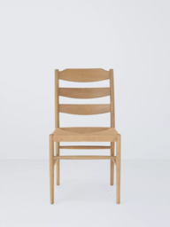 John Lewis Reed Dining Chair, White Grain Oak - thumbnail 3