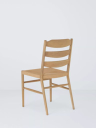 John Lewis Reed Dining Chair, White Grain Oak - thumbnail 4