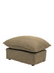 John Lewis x Sophie Conran Cocobella Footstool, Light Leg - thumbnail 3