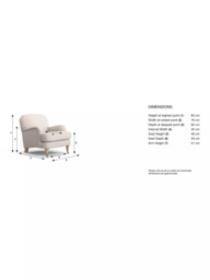 Laura Ashley Lynden Armchair, Teak Leg - thumbnail 6