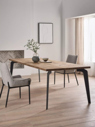 John Lewis Reigate Fixed Dining Table, Straight Edge, Solid Oak Natural Oil - thumbnail 2