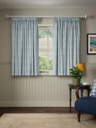John Lewis Amara Print Pair Blackout/Thermal Lined Pencil Pleat Curtains - thumbnail 6