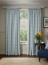John Lewis Amara Print Pair Blackout/Thermal Lined Pencil Pleat Curtains - thumbnail 3