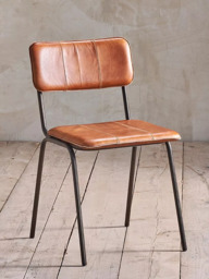 nkuku Ukari Leather Dining Chair - thumbnail 1