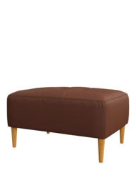 John Lewis Draper II Footstool, Light Leg - thumbnail 4