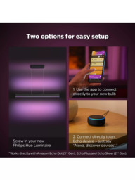 Philips Hue Ensis Smart LED Pendant Ceiling Light with Bluetooth, Black - thumbnail 6