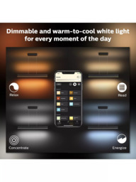 Philips Hue Ensis Smart LED Pendant Ceiling Light with Bluetooth, Black - thumbnail 4