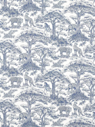 Clarke & Clarke Kisumu Made to Measure Curtains or Roman Blind, Midnight - thumbnail 1
