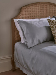 John Lewis Louis Woven Rattan Bed Frame, Double, Oak - thumbnail 6