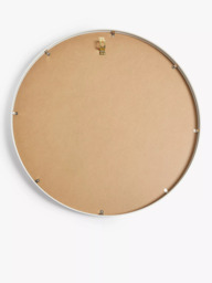 John Lewis Thin Metal Frame Round Wall Mirror, 65cm - thumbnail 3