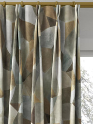 Designers Guild Geo Moderne Made to Measure Curtains or Roman Blind, Pewter - thumbnail 4