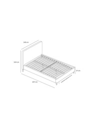 John Lewis Clyde Upholstered Bed Frame, King Size - thumbnail 6
