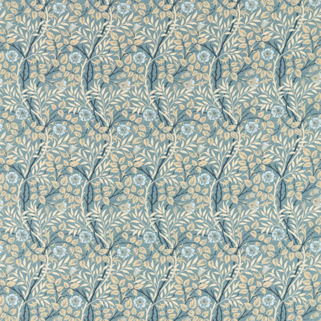 Morris & Co. Sweet Briar Made to Measure Curtains or Roman Blind, Mineral/Linen - image 1