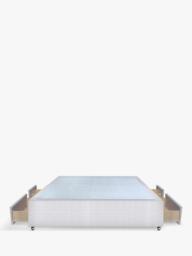 John Lewis Non-Sprung Upholstered Continental 2+2 Drawer Divan Base, Double - thumbnail 4