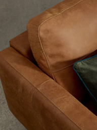 MADE Jarrod Leather Armchair, Tan Leather - thumbnail 6