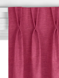 John Lewis Cotton Blend Made to Measure Curtains or Roman Blind, Raspberry - thumbnail 5