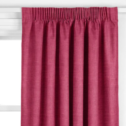 John Lewis Cotton Blend Made to Measure Curtains or Roman Blind, Raspberry - thumbnail 2
