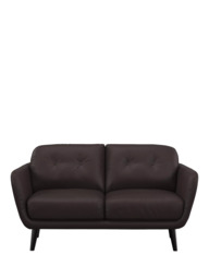 John Lewis Arlo Small 2 Seater Leather Sofa, Dark Leg - thumbnail 5