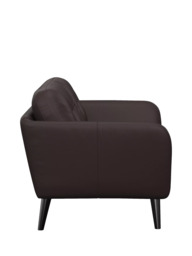 John Lewis Arlo Small 2 Seater Leather Sofa, Dark Leg - thumbnail 3