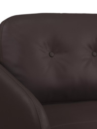 John Lewis Arlo Small 2 Seater Leather Sofa, Dark Leg - thumbnail 6